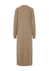 Pieces Flora V Neck Long Cardigan, Morel