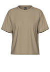 Pieces Skylar Short Sleeve T-Shirt, Beige