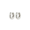 Pilgrim Aica Chunky Hoop Earrings, Silver