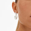 Pilgrim Air Earrings, Silver