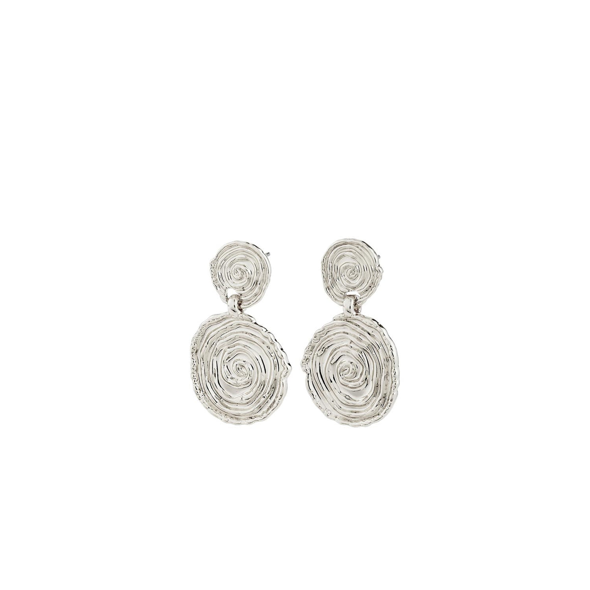 Pilgrim Air Earrings, Silver