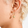 Pilgrim Air Hoop Earrings, Gold