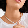 Pilgrim Air Necklace, Silver