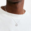 Pilgrim Air Spiral Necklace, Silver