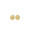 Pilgrim Air Swirl Stud Earrings, Gold