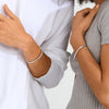 ALAIA bangle silverplated