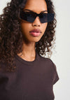 Pilgrim Alexia Sunglasses, Black