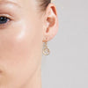 Pilgrim Alia Tree of Life Earrings, Gold