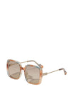 Pilgrim Aliet Oversized Sunglasses, Pastel Multi