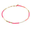 Pilgrim Alison Pink Beaded Bracelet, Gold