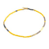 Pilgrim Alison Yellow Beaded Bracelet, Gold