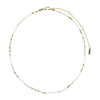 Pilgrim Alison White Beaded Necklace, Gold