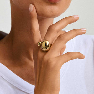 Pilgrim Alvin Adjustable Ring, Gold