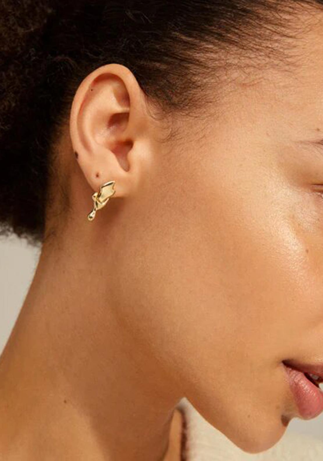 Pilgrim Alyssa Melting Earrings, Gold