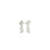 Pilgrim Ami Earrings, Silver