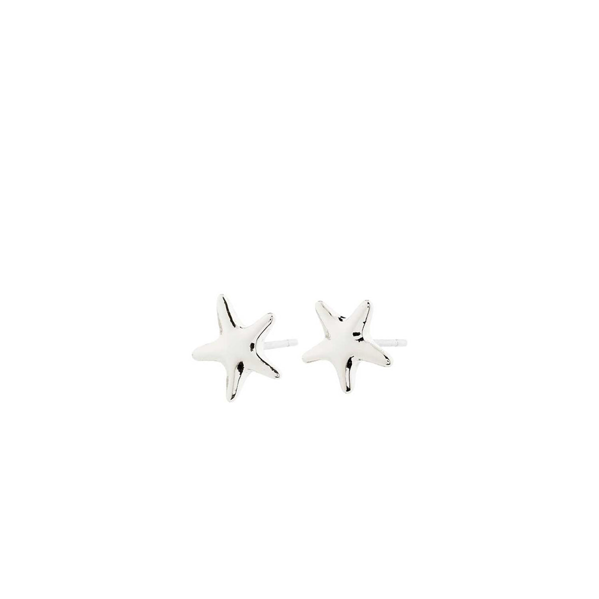 Pilgrim André Starfish Earrings, Silver