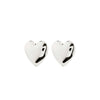Pilgrim Annemette Heart Earrings, Silver