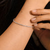 ARASH crystal bracelet silverplated