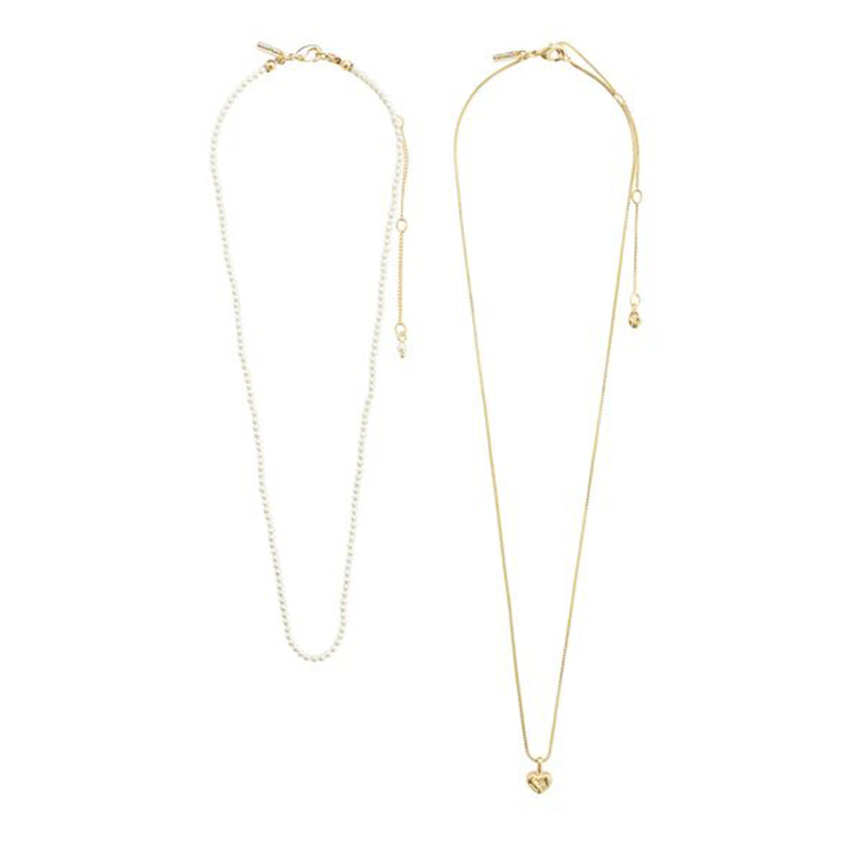 Pilgrim Arlet Set of Two Necklaces, Gold