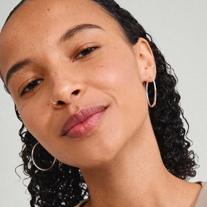 Pilgrim Artemis Hoops, Silver