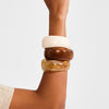 Pilgrim Asse Bangle, Creamy Caramel