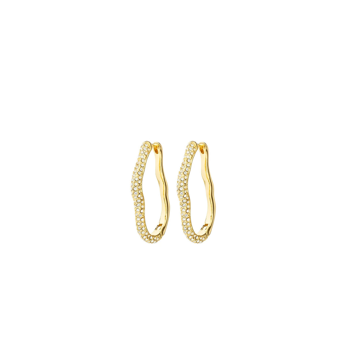 Pilgrim Avola Hoop Earrings, Gold