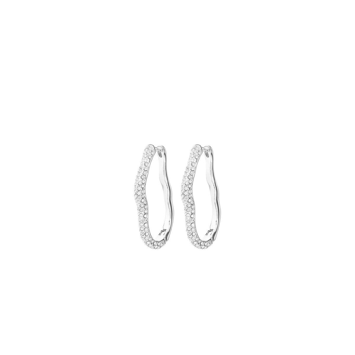 Pilgrim Avola Hoop Earrings, Silver