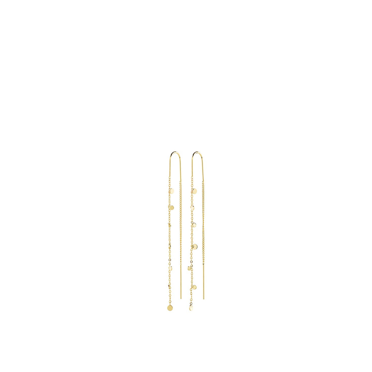 Pilgrim Baylen Chain Drop Earrings, Gold