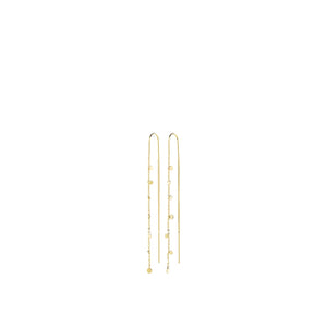 Pilgrim Baylen Chain Drop Earrings, Gold