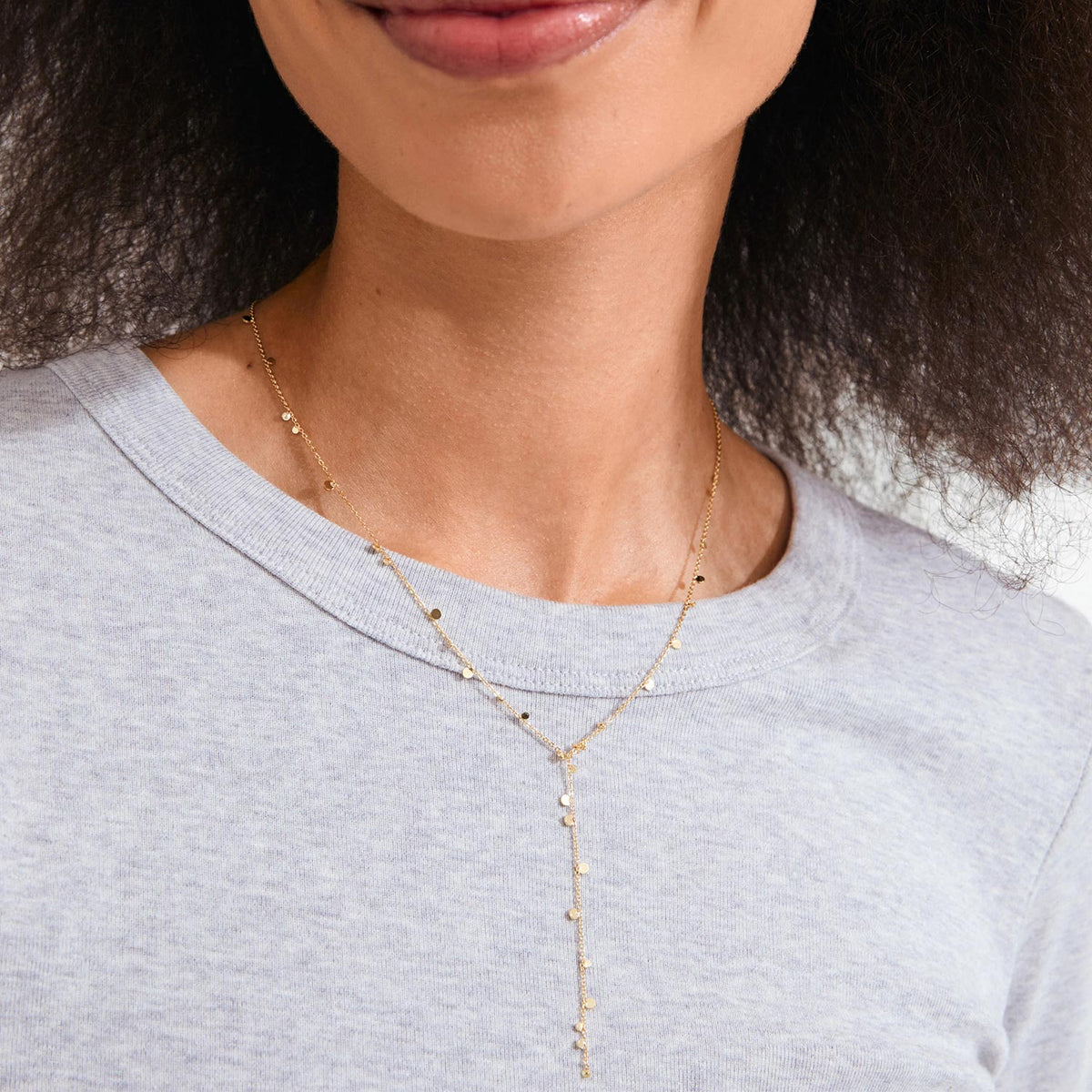 Pilgrim Baylen Y Necklace, Gold