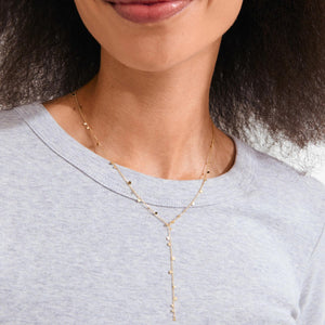 Pilgrim Baylen Y Necklace, Gold