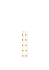 Pilgrim Blink Chain Dangle Earrings, Silver