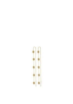 Pilgrim Blink Chain Dangle Earrings, Silver