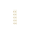 Pilgrim Blink Chain Dangle Earrings, Gold
