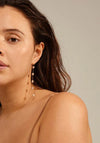 Pilgrim Blink Chain Dangle Earrings, Silver