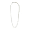 Pilgrim Blink Crystal Necklace Silver