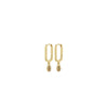 Pilgrim Blink Square Hoops, Gold