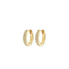Pilgrim Bloom Crystal Hoops, Gold