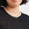 Pilgrim Bloom Set of 2 Layering Necklaces, Gold