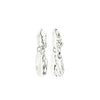 Pilgrim Bloom Statement Earrings, Silver