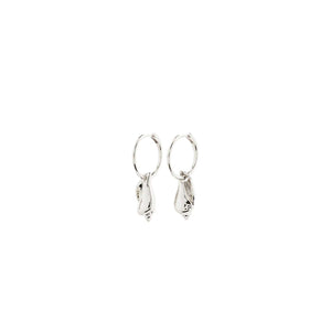 Pilgrim Breeze Earrings, Silver