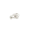 Pilgrim Breeze Set of 3 Adjustable Rings, Silver