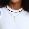 Pilgrim Butterfly Pendant Charm, Silver