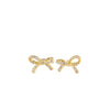 Pilgrim Catharina Bow Earrings, Gold