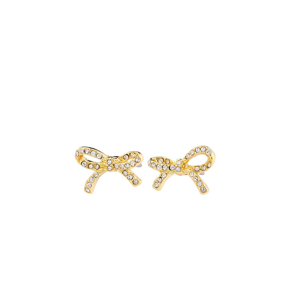 Pilgrim Catharina Bow Earrings, Gold