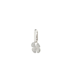 Pilgrim Clover Pendant Charm, Silver