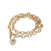 Pilgrim Charm Cable Chain Necklace, Gold