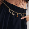 Pilgrim Charm Cable Chain Necklace, Gold