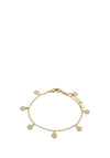 Pilgrim Chayenne Crystal Charm Bracelet, Gold
