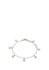 Pilgrim Chayenne Crystal Charm Bracelet, Silver